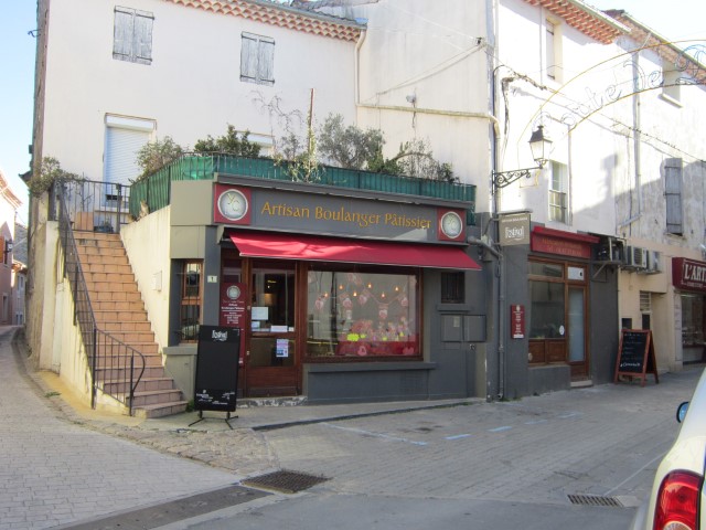 Languedoc, Murviel, Onze Croissant bakkerij